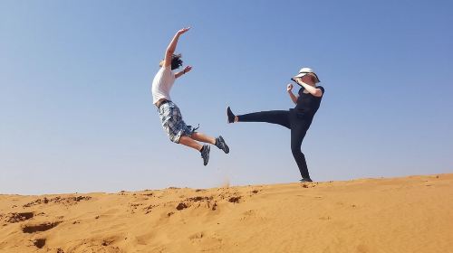 Morning Adventure Safari: CamelTrek QuadBike Sandboard Falcon Pic Day Tours 6