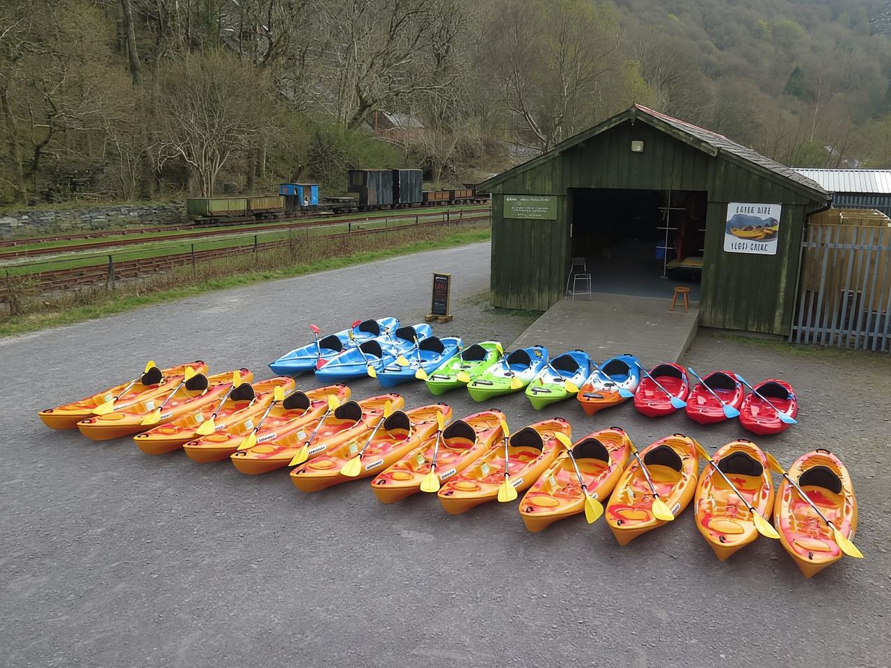 Llanberis: alquiler de kayak Llyn Padarn con equipo