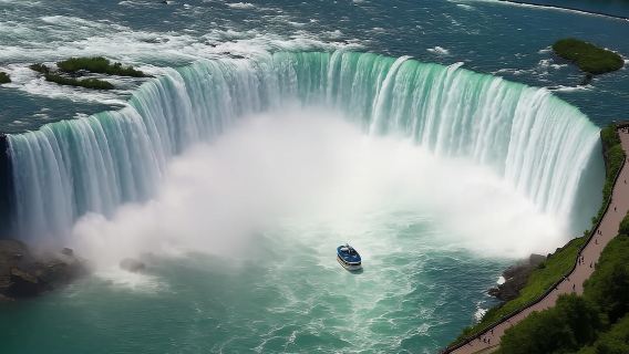 Recorrido a pie en barco Maid of the Mist y Cueva de los Vientos (EE. UU.)