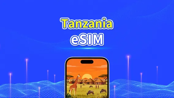 Tanzania eSIM | 4G | Daily/Total Data Package | 1–30 days | 24-Hour Billing | QR Code