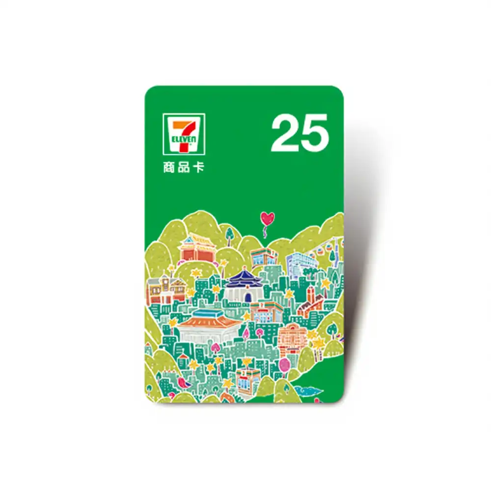 台湾全域で利用可能】セブン-イレブン｜7-11 商品カード・711