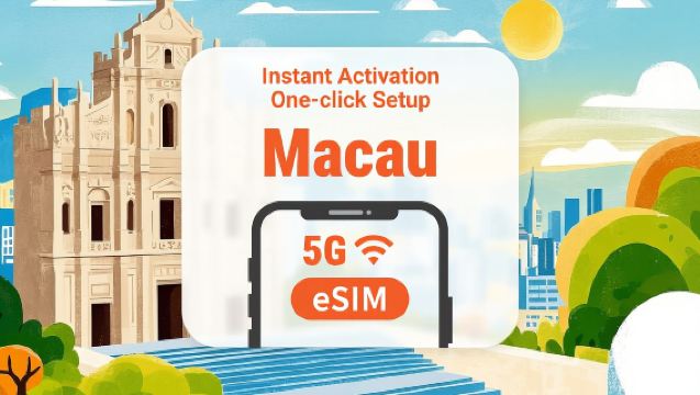 eSIM 5G de Macau | Cobertura total da CTM | Pacotes de 1 a 30 dias disponíveis | Compre e use agora | Código QR