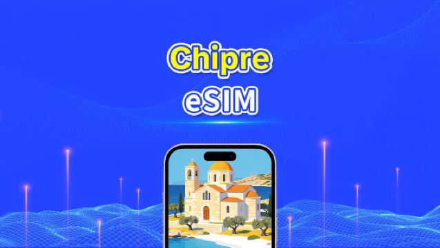 eSIM de Chipre | 5G/4G | Dados de alta velocidade | 24 horas | Dias opcionais de 1 a 30 dias | Código QR
