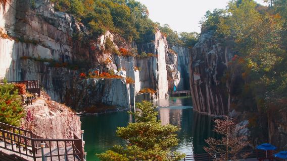 Seoul: Pocheon UNESCO Geopark, Pink Herb Island & Art Valley