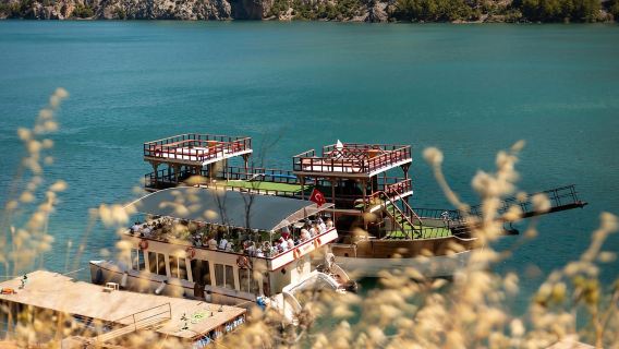 Antalya y Kemer: Excursión en barco por el Cañón Verde con almuerzo