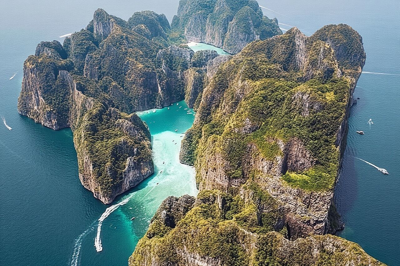 Premium Phi Phi, bamboo island tour Speed Catamaran