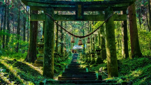 蘇中岳火山口＋上色見熊野座神社＋高千穗峽【中文團/福岡出發】