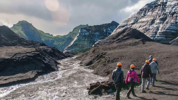 14-person tour from Vik, Iceland to Myrdalsjokull Glacier and Katla Ice Cave