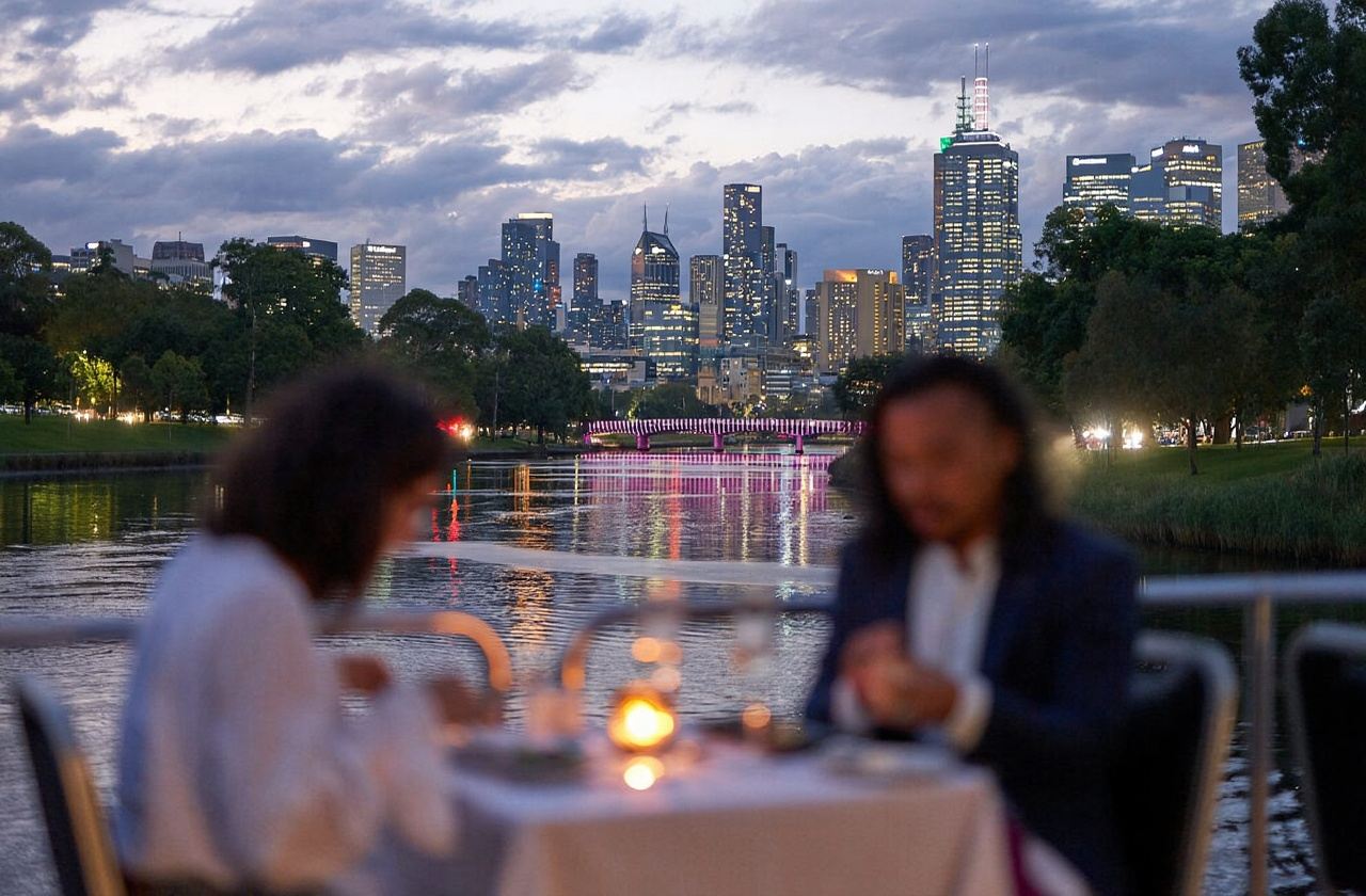 Croisière de 3 heures sur la rivière Yarra à Melbourne avec le Spirit of Melbourne (dîner et boissons inclus)