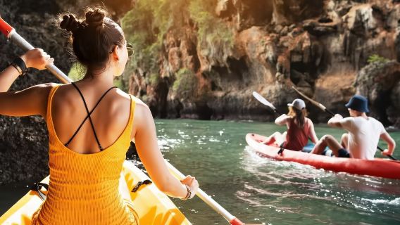 ヴァンヴィエンワンデーツアー【ジップライン+タムチャン洞窟+水中洞窟+カヤック及びカヌー+ラグーン3含む】