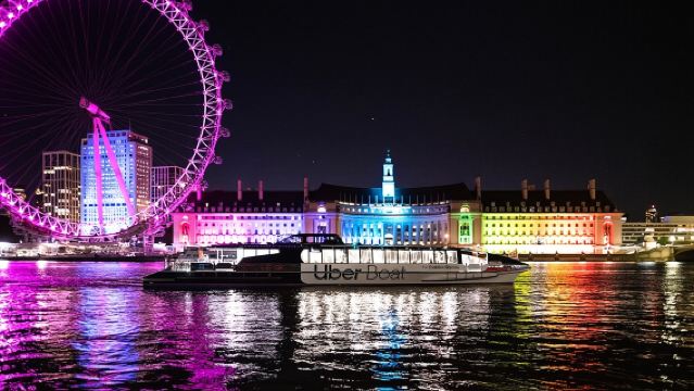 London: Uber Boat - Einzelfahrt mit Themse-Kreuzfahrt