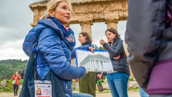 Excursión de un día completo a Segesta, Erice y las salinas desde Palermo