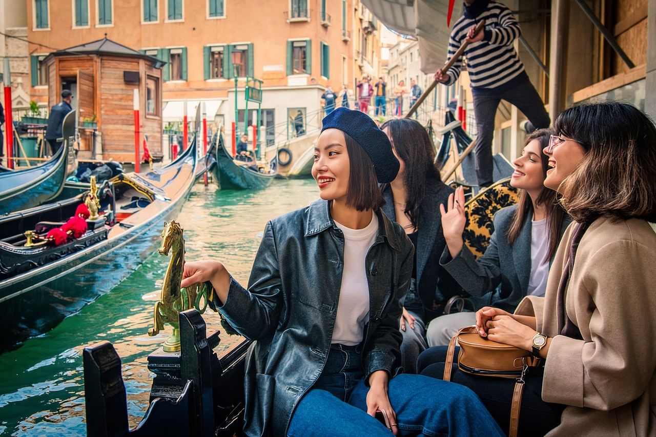 Venecia: Paseo compartido en góndola por la ciudad de la laguna