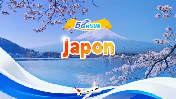 eSIM 5G au Japon | Forfait journalier/Forfait total | 1 à 30 jours | code QR