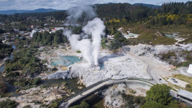 オークランド往復:ワイトモ・グローム・ケイブス+テ・プイア - ロトルア、ニュージーランド マオリ文化体験【英語ツアー】
