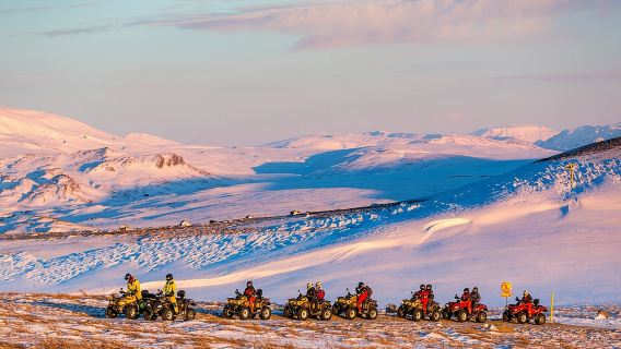 Escursione di 2 ore in quad: prelievo da Reykjavik (2 persone per quad)