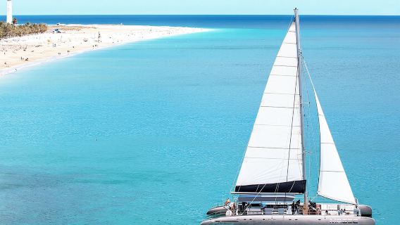 Fuerteventura: Magic Select Catamaran Trip with Food & Drinks