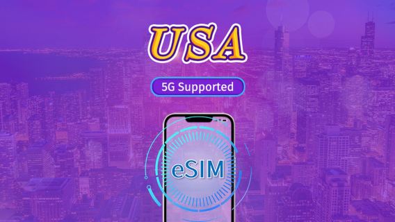 USA 5G eSIM | Day Pass/ Total Package | 24‑Hour Billing | 1‑30 Days | QR Code