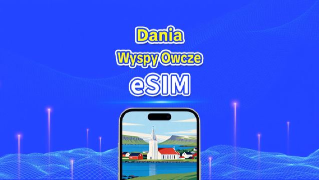 Wyspy Owcze eSIM | Szybki transfer danych | 5G/4G | Pakiety dzienne/pakiety danych | Rozliczenie 24-godzinne | 1-30 dni | Kod QR