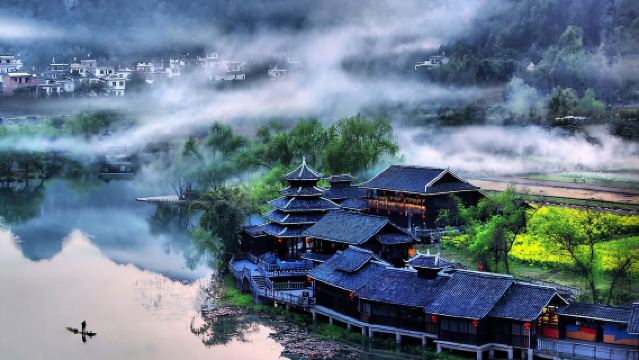 陽朔銀子岩+遇龍河+十里畫廊+世外桃源【徒步/漂流可選】