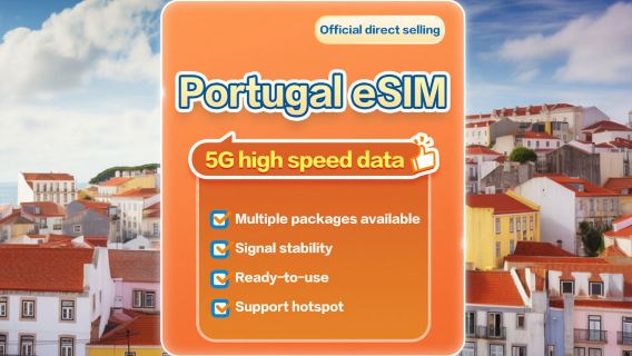 Португалия 5G|eSIM|Доступно несколько пакетов|Закажите сейчас и используйте сейчас|Поддержка точки доступа|QR-код
