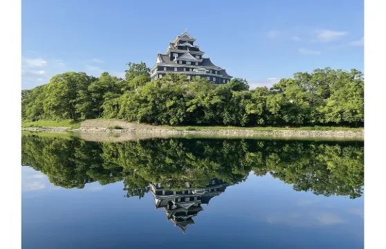 岡山城塔小學生、國中生