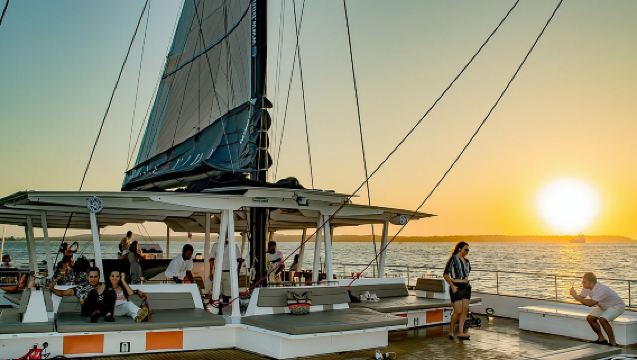 Sonnenuntergangsfahrt in Cartagena