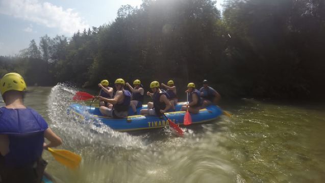 Bled: Rafting and Zipline Tour