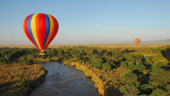 Maasai Mara: Heißluftballon-Safari mit Frühstück