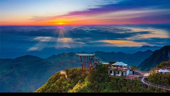 1 Day private tour to seven star mountain +1520 Sky Eye + Glass Walkway+72 wonder tower