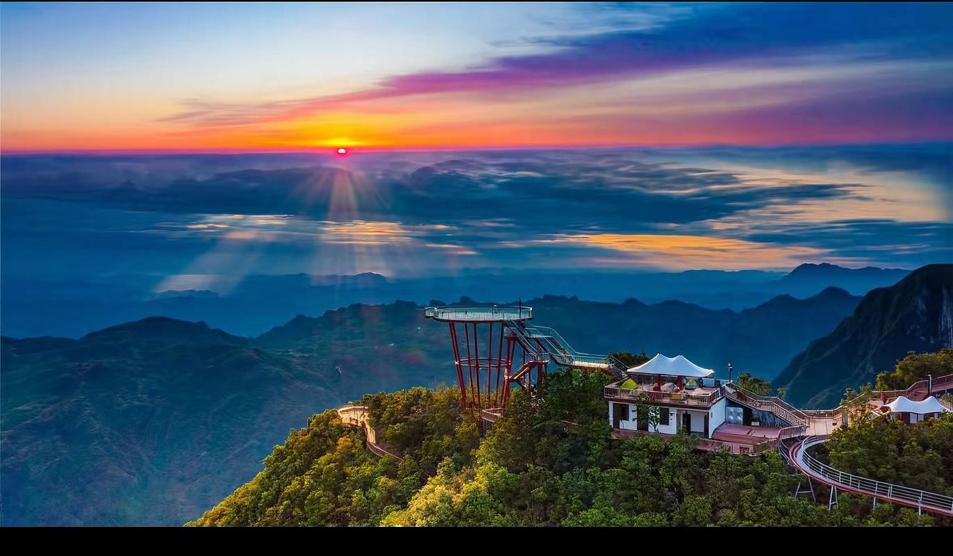 1 Day private tour to seven star mountain +1520 Sky Eye + Glass Walkway+72 wonder tower