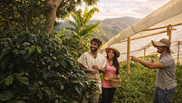 Private Half-Day Coffee Tour at Family Farm Close to Medellín!