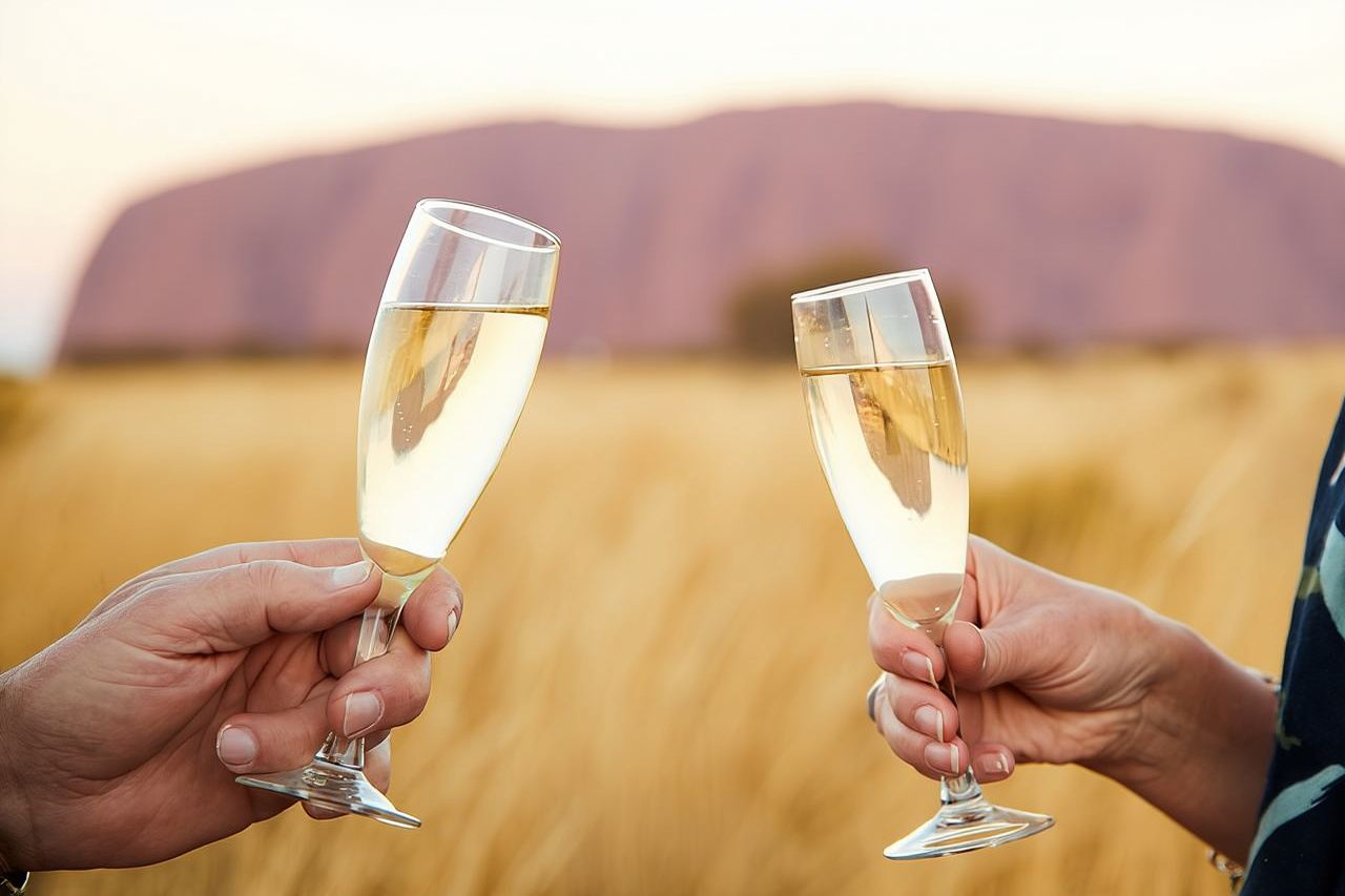 Tramonto a Uluru (Ayers Rock) + cena barbecue nell'Outback e chiacchierata con le stelle