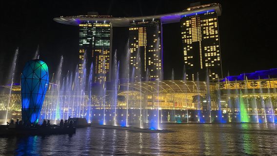 ทัวร์ส่วนตัวชมเมืองสิงคโปร์ยามค่ำคืน + ล่องเรือแม่น้ำ (สูงสุด 6 ท่าน)