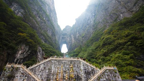 Tour 1 Día Zhangjiajie: Aventura en Tianmen - Teleférico, Cueva del Cielo y Emoción