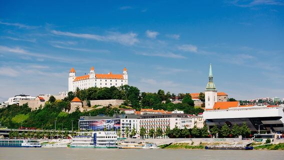 Bratislava, Slovakia + Danube River cruise 1-day tour|Optional castle vintage bus ride