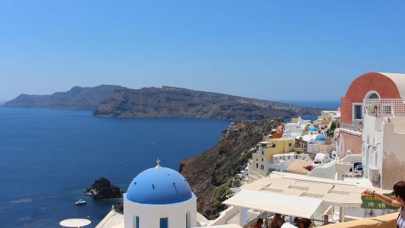 Greece Santorini Cruise (Visit the Volcanic Island + Therasia Island + Enjoy the Sunset in Oia)
