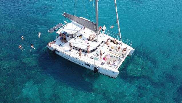 Catamaran Cruises Rhodes - 6 Hours Day Cruise ALL INCLUSIVE