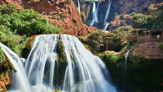 From Marrakech: Day trip to Ouzoud waterfalls and boat tour