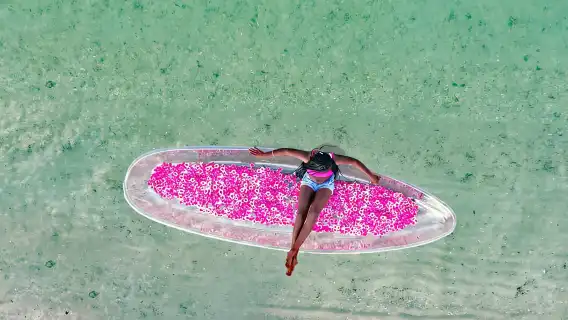 Miami/South Beach: Clear Kayak Photoshoot with Drone