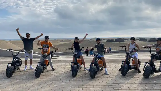 Rent an E-Scooter Chopper 2 seater : Playa del Ingles,Maspalomas and Meloneras