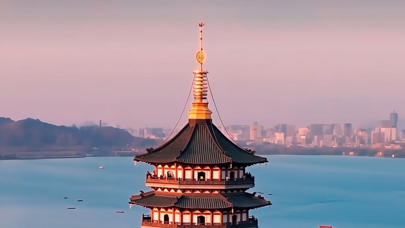 雷峰塔+西湖+西湖遊船+蘇堤半日遊/人員導覽/門船票一價全含