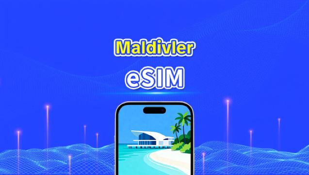 Maldivler eSIM | 5G/4G | Yüksek Hızlı İnternet | 24 Saat | Gün Seçenekli | QR Kodu