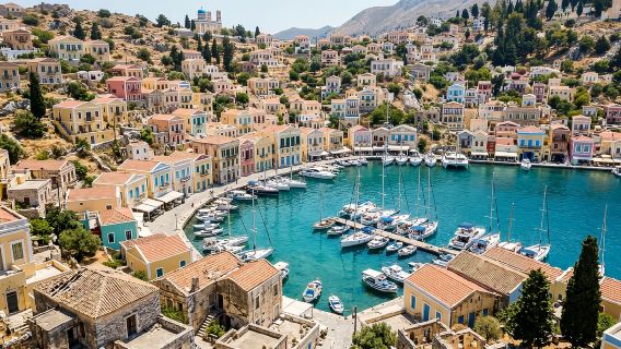 Rhodes Cruise Hari + Pemindahan | Lawati Symi & Teluk St George