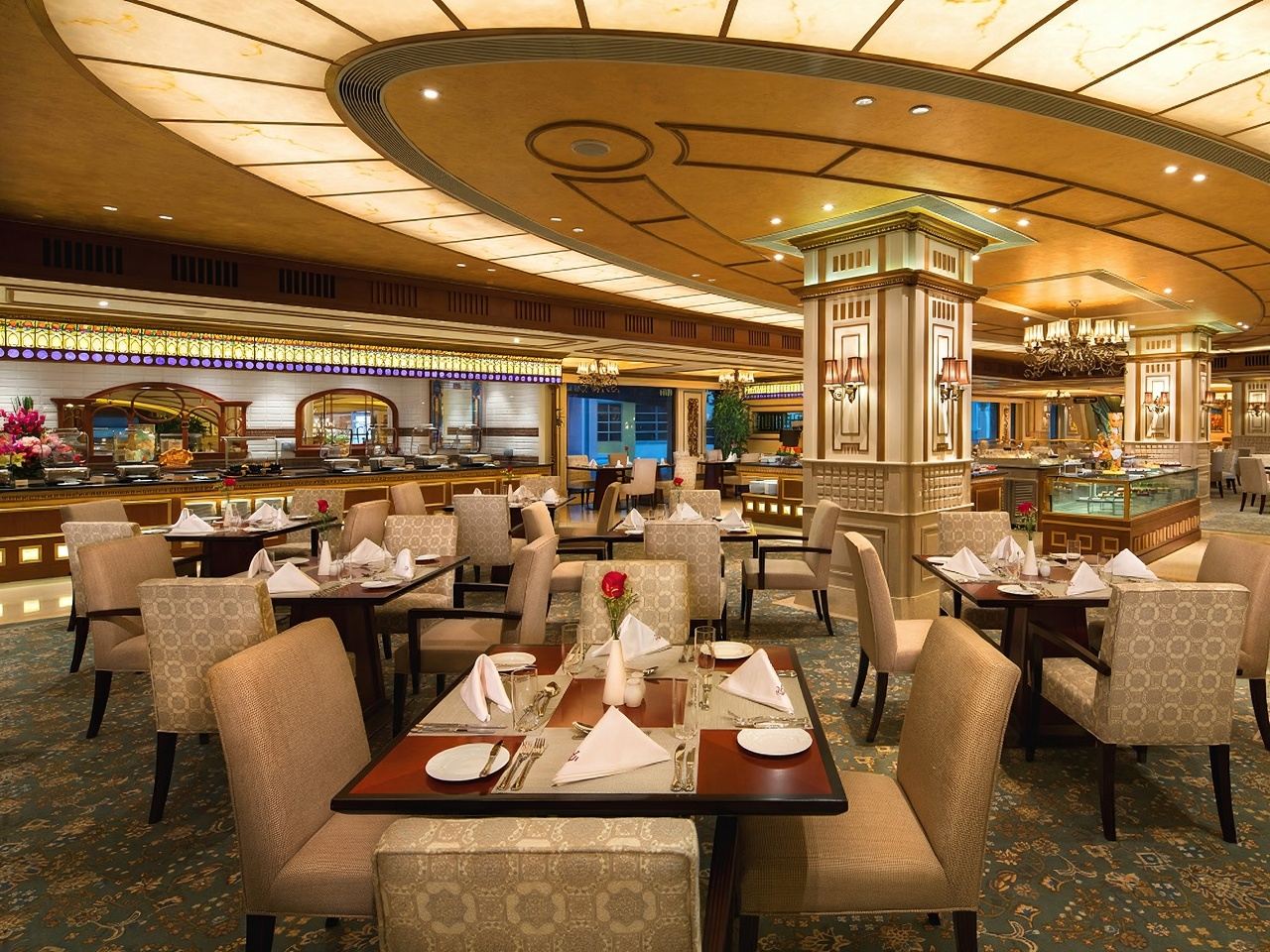 マカオレジェンドパレスホテル ザ・パーカレストラン ビュッフェ(ランチ/ディナー/アフタヌーンティー2名様セットメニュー)