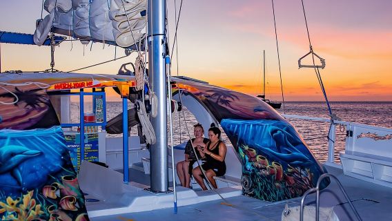 Aruba Sunset Sail Cruise Aboard The Dolphin Catamaran