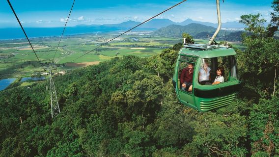 Kuranda cable car Ticket in Cairns, Australia (one-way/ Round-trip+ Optional Transfer + Upgradeable Glass Bottom cable car)