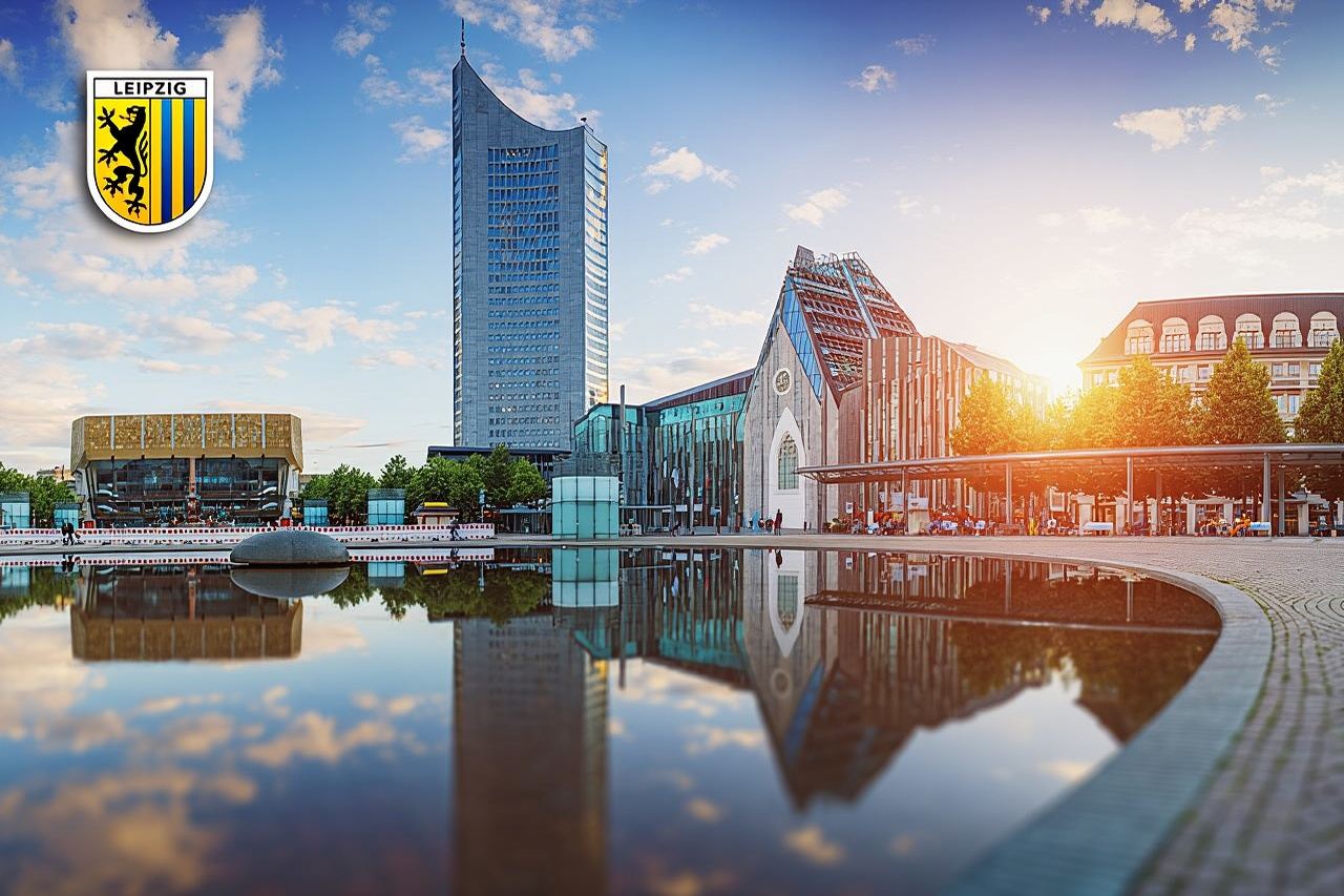 Leipzig : Guided tour with Panorama Tower for a private group
