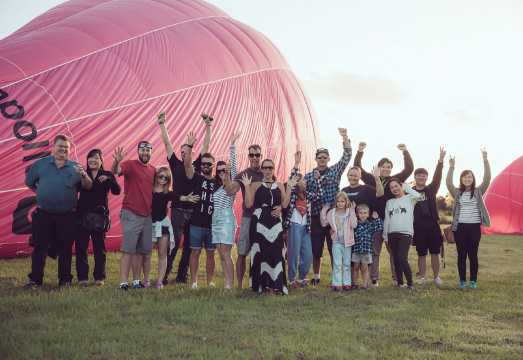 Gold Coast Pink Hot Air Balloon Ride with Go Ballooning (Includes Photos & Videos) AUD 326.09