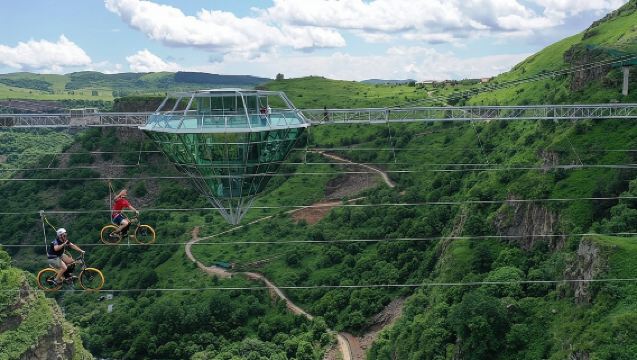 Diamond bridge and Dashbashi canyon day excursion from Tbilisi